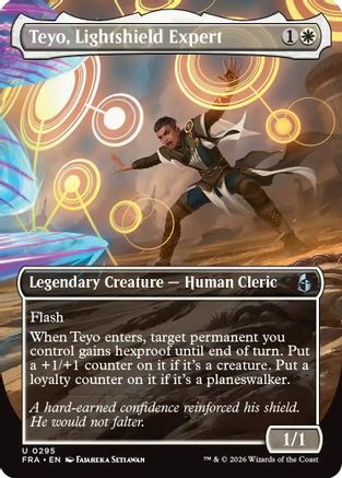 Teyo, Lightshield Expert (Borderless) (FRA-295) - [Reality Fracture] Foil