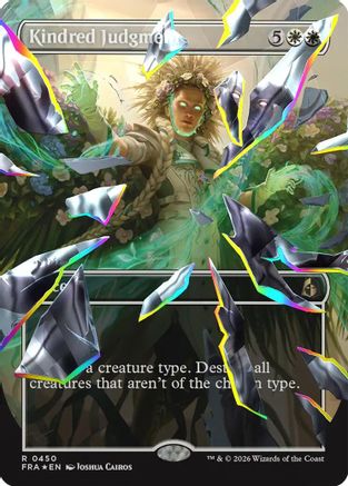 Kindred Judgment (Borderless) (Facet Foil) (FRA-450) - [Reality Fracture] Foil