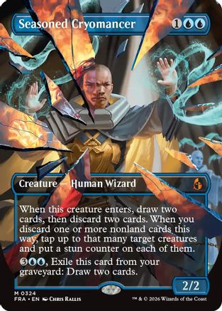 Seasoned Cryomancer (Borderless) (0324) (FRA-324) - [Reality Fracture]