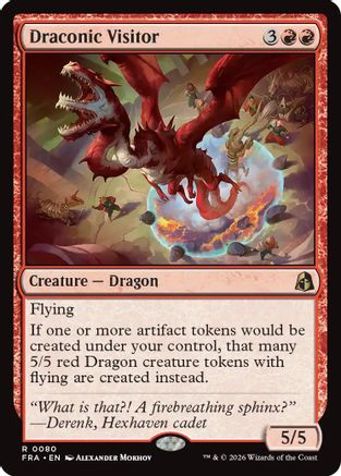 Draconic Visitor (FRA-080) - [Reality Fracture] Foil