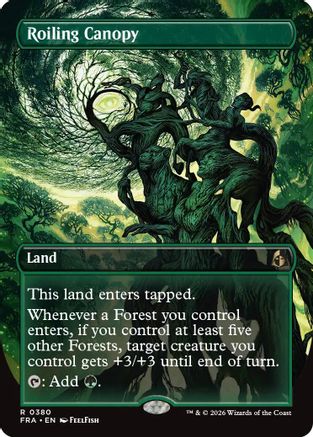 Roiling Canopy (Borderless) (FRA-380) - [Reality Fracture]