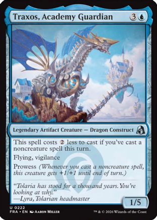 Traxos, Academy Guardian (FRA-222) - [Reality Fracture] Foil