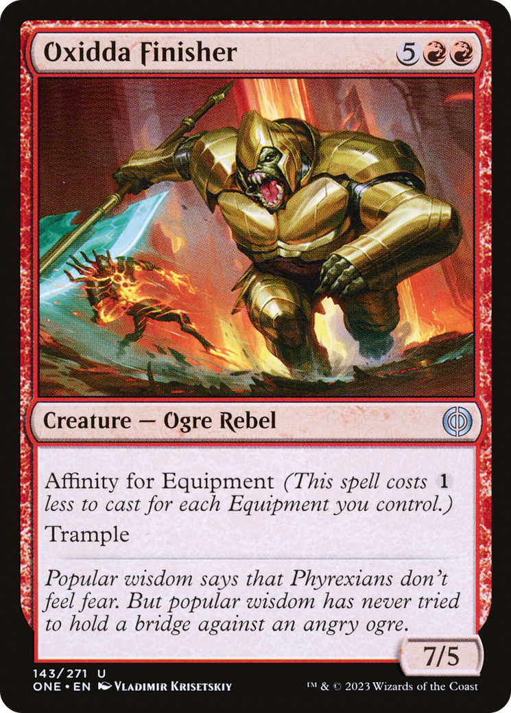 Oxidda Finisher (ONE-143) - [Phyrexia: All Will Be One] Foil