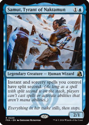 Samut, Tyrant of Naktamun (FRA-220) - [Reality Fracture] Foil
