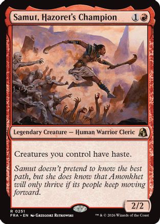 Samut, Hazoret's Champion (FRA-251) - [Reality Fracture] Foil