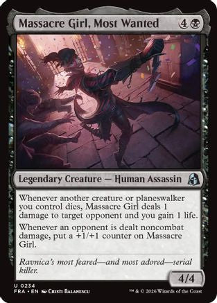 Massacre Girl, Most Wanted (FRA-234) - [Reality Fracture] Foil
