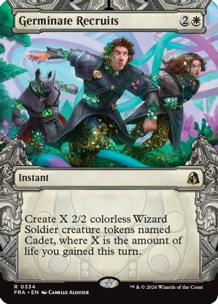Germinate Recruits (Showcase) (FRA-334) - [Reality Fracture] Foil
