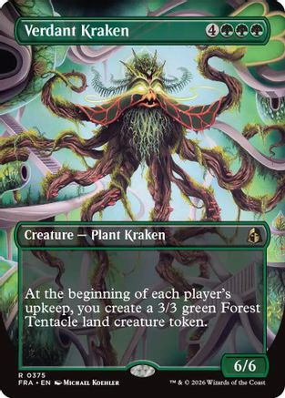 Verdant Kraken (Borderless) (FRA-375) - [Reality Fracture]