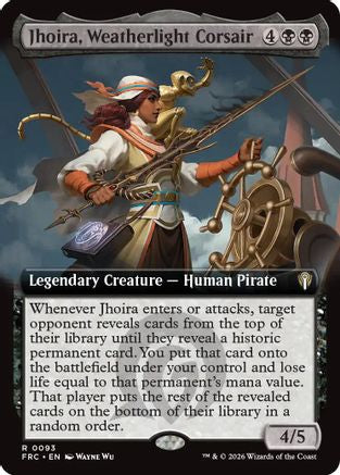 Jhoira, Weatherlight Corsair (Extended Art) (FRC-093) - [Commander: Reality Fracture]