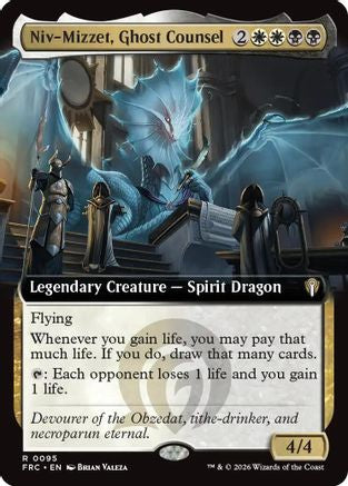 Niv-Mizzet, Ghost Counsel (Extended Art) (FRC-095) - [Commander: Reality Fracture]