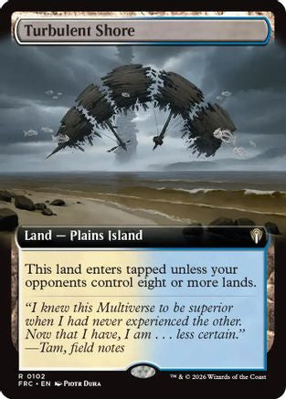 Turbulent Shore (Extended Art) (FRC-102) - [Commander: Reality Fracture]
