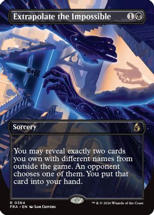 Extrapolate the Impossible (Borderless) (FRA-364) - [Reality Fracture] Foil