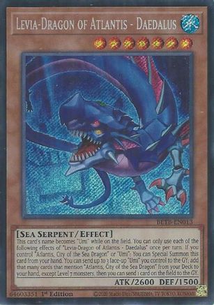 Levia-Dragon of Atlantis - Daedalus (BETB-EN013) - Beyond the Brave 1st Edition