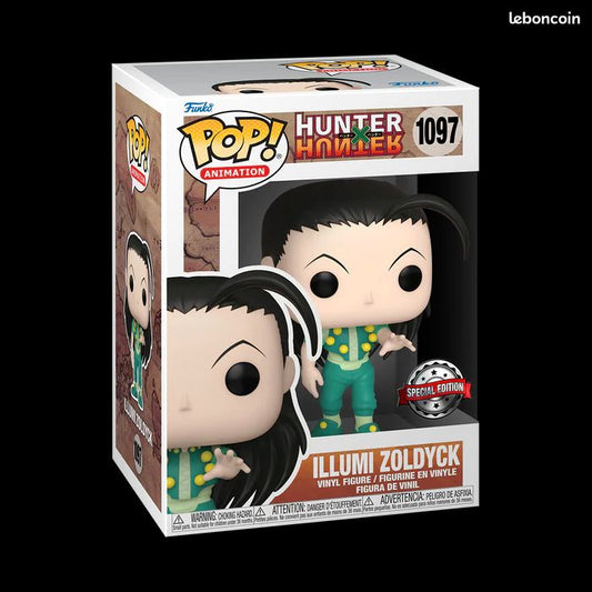 Funko Pop! Hunter X Hunter Illumi Zoldyck Vinyl Figure #1097 (Special Edition)