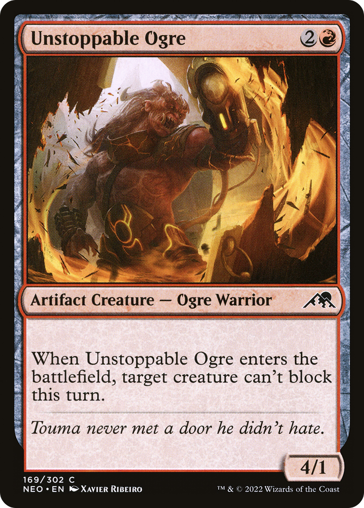 Unstoppable Ogre (NEO-169) - [Kamigawa: Neon Dynasty]