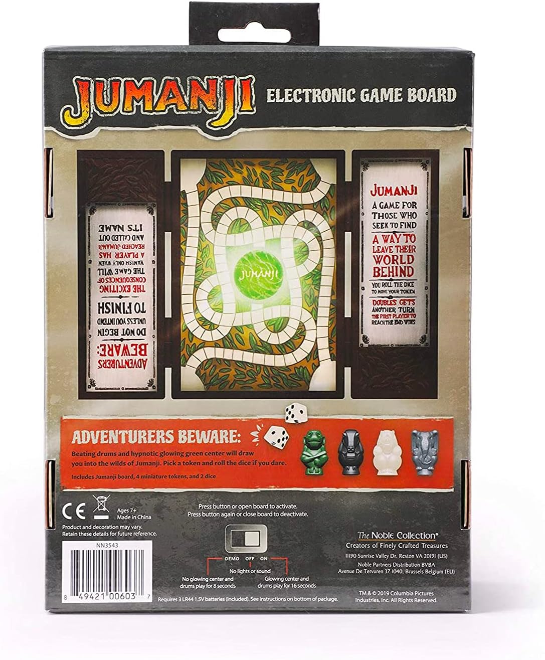 Jumanji Board Game - Mini Prop Replica