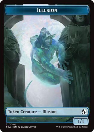 Illusion // Jace Double-Sided Token (FRA-4 // 5) - [Reality Fracture]