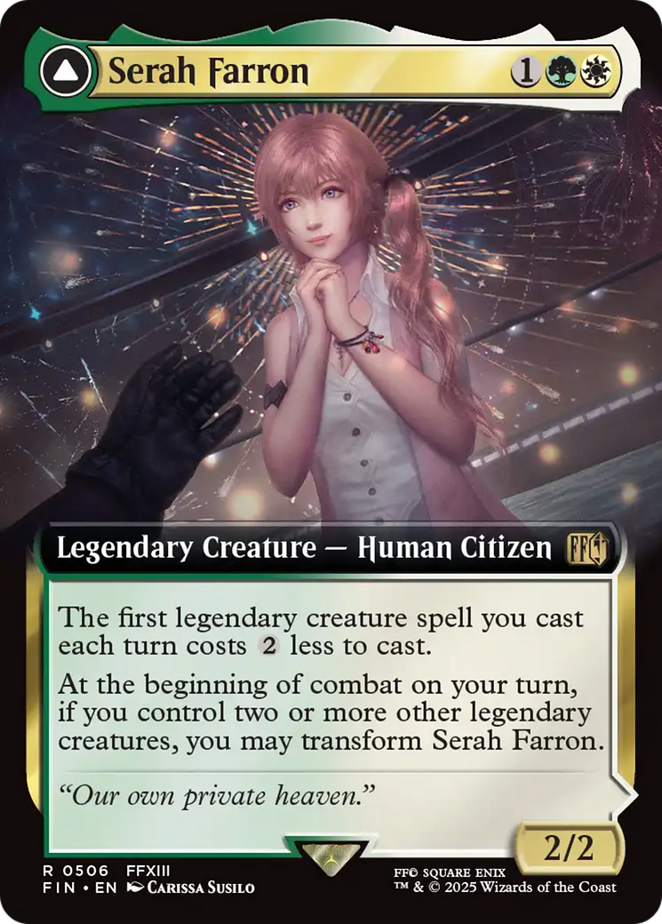 Serah Farron // Crystallized Serah (FIN-506) - [FINAL FANTASY]: (Extended Art) Foil