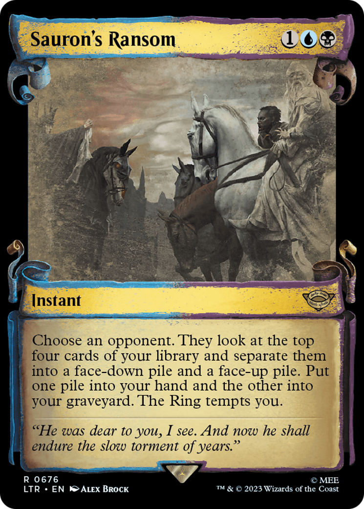 Sauron's Ransom (LTR-676) - [The Lord of the Rings: Tales of Middle-earth]: (Showcase)