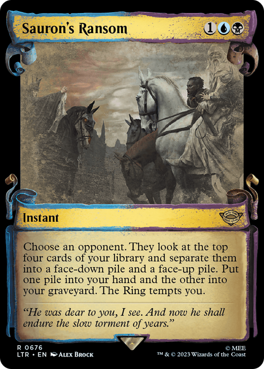 Sauron's Ransom (LTR-676) - [The Lord of the Rings: Tales of Middle-earth]: (Showcase)