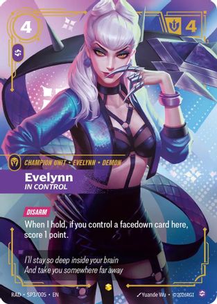 Evelynn, In Control (SP) (SP3/005) - Radiance Foil