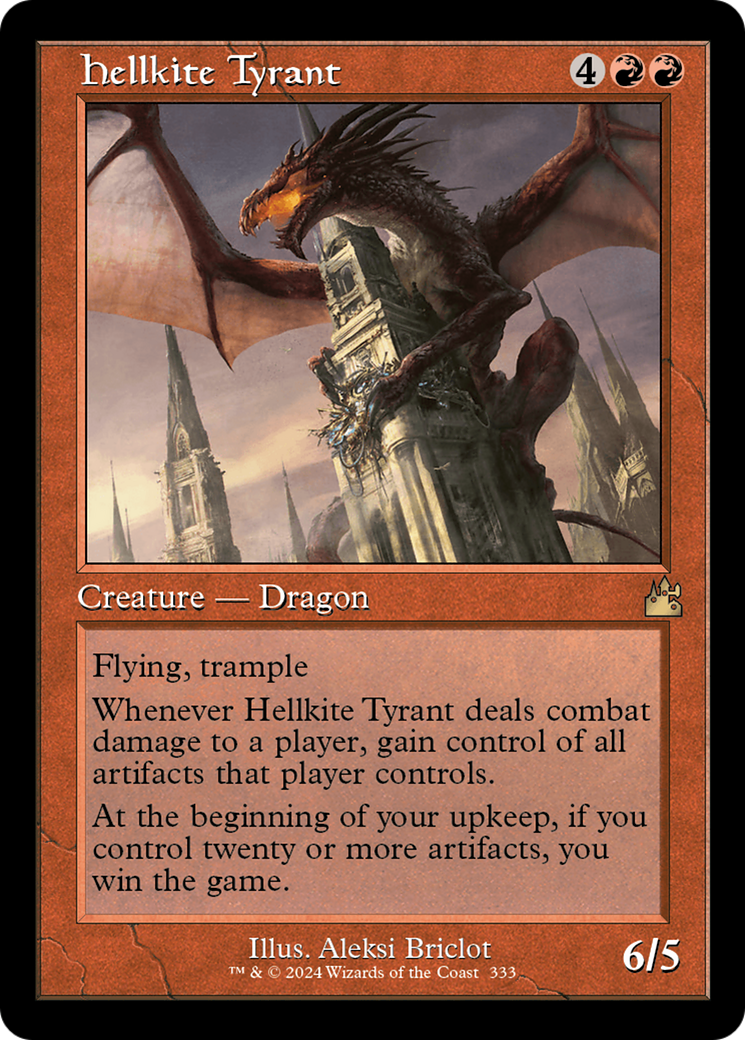 Hellkite Tyrant (RVR-333) - [Ravnica Remastered] Foil