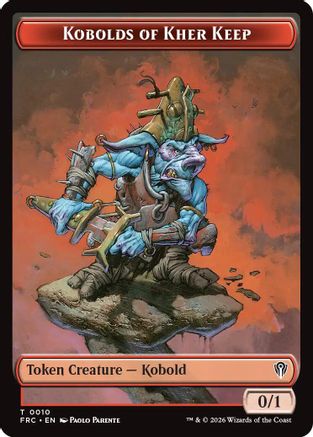 Kobolds of Kher Keep // Map Double-Sided Token (FRC-10 // 14) - [Commander: Reality Fracture] Foil