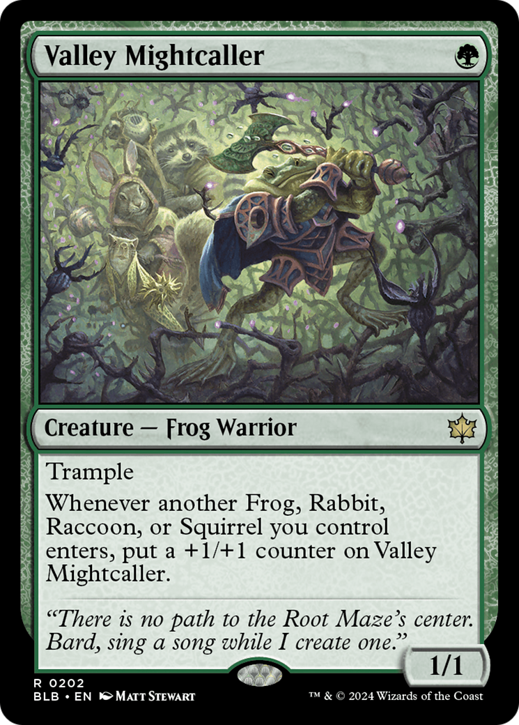 Valley Mightcaller (BLB-202) - [Bloomburrow]