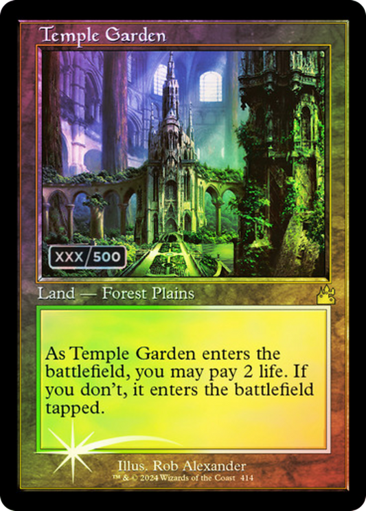 Temple Garden (RVR-414Z) - [Ravnica Remastered] Foil