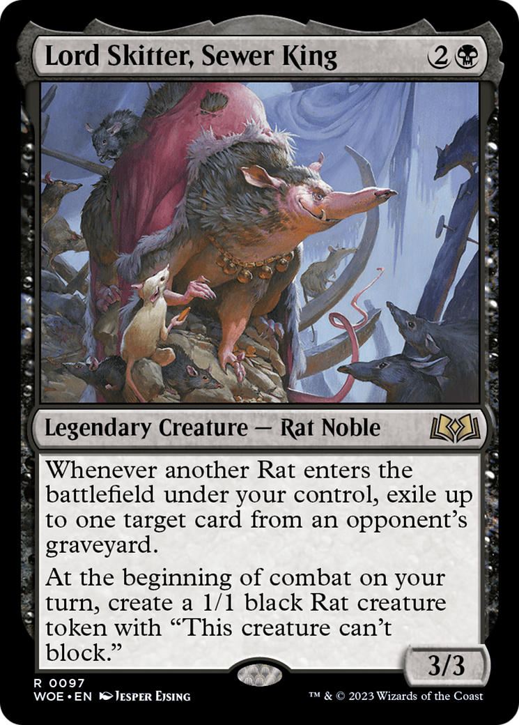 Lord Skitter, Sewer King (WOE-097) - [Wilds of Eldraine] Foil