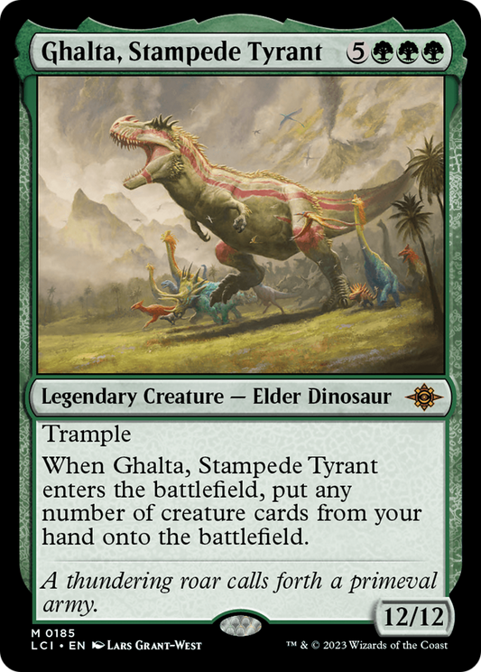 Ghalta, Stampede Tyrant (LCI-185) - [The Lost Caverns of Ixalan]