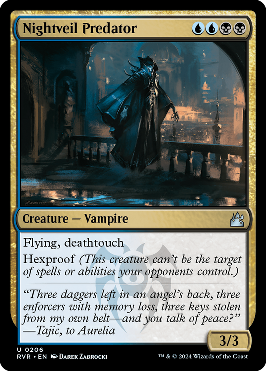 Nightveil Predator (RVR-206) - [Ravnica Remastered]