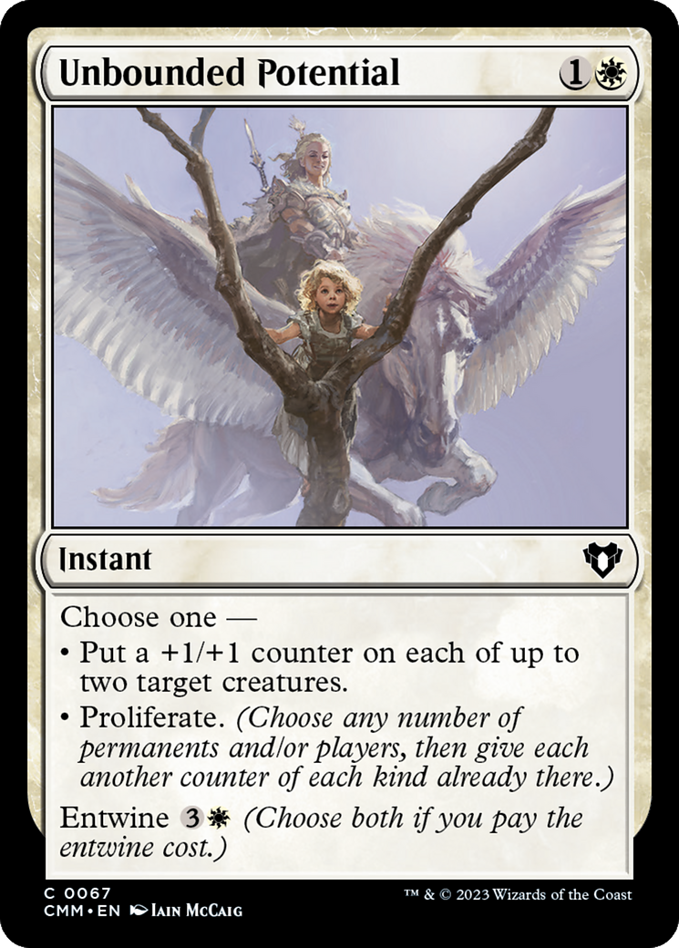 Potentiel illimité [Commander Masters] 