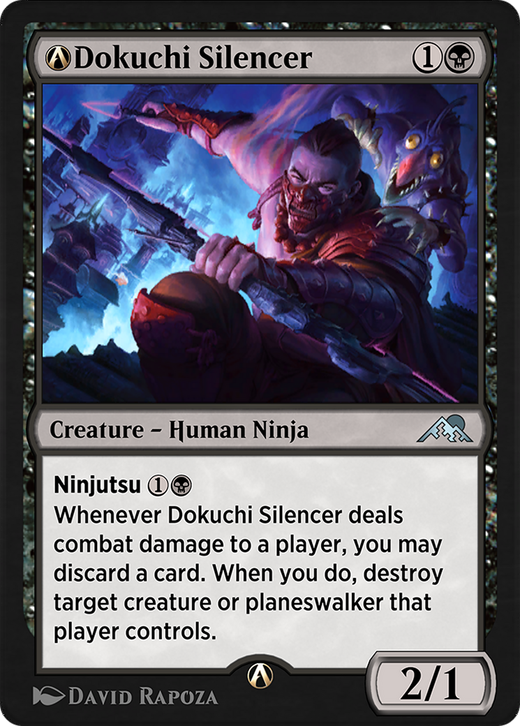A-Dokuchi Silencer (NEO-A-95) - [Kamigawa: Neon Dynasty]