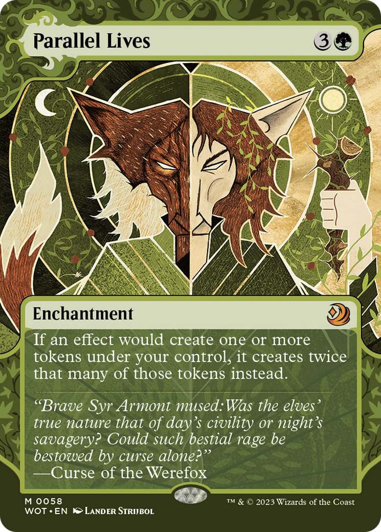 Parallel Lives (WOT-058) - [Wilds of Eldraine: Enchanting Tales]: (Showcase) (Borderless)