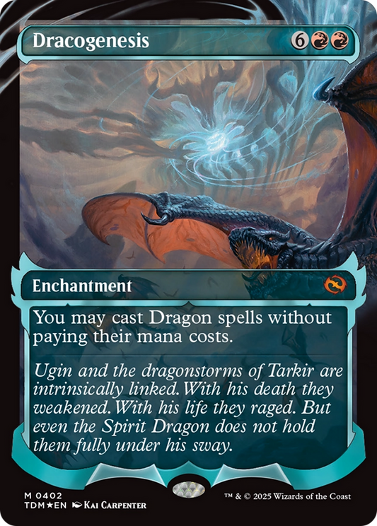Dracogenesis (0402) (Showcase) (TDM-402) - [Tarkir: Dragonstorm]: (Showcase, enchantment) Foil