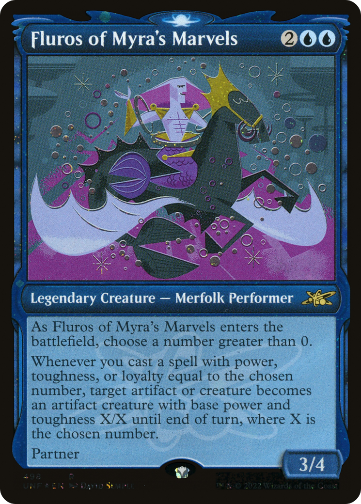 Fluros of Myra's Marvels (UNF-498) - [Unfinity]: (Showcase) Foil