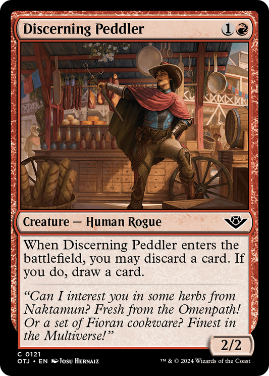 Discerning Peddler (OTJ-121) - [Outlaws of Thunder Junction] Foil