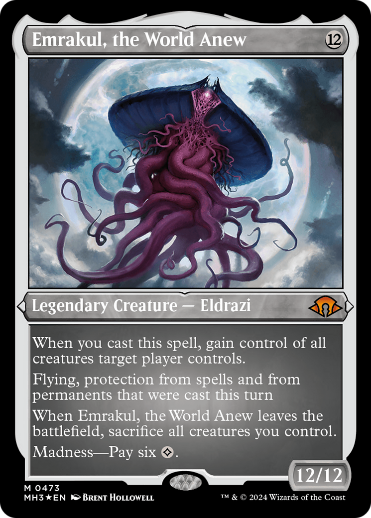 Emrakul, le monde nouveau (MH3-473) - [Modern Horizons 3] Feuille gravée 