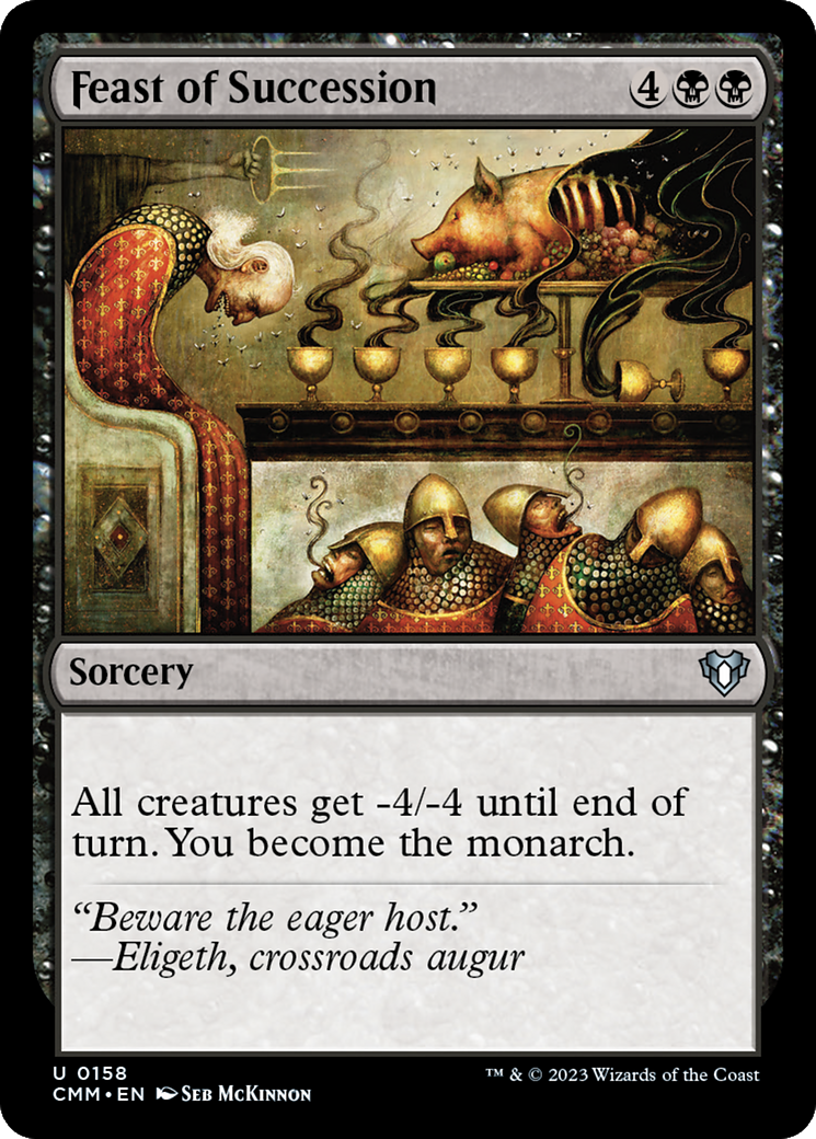 Feast of Succession (CMM-158) - [Commander Masters]