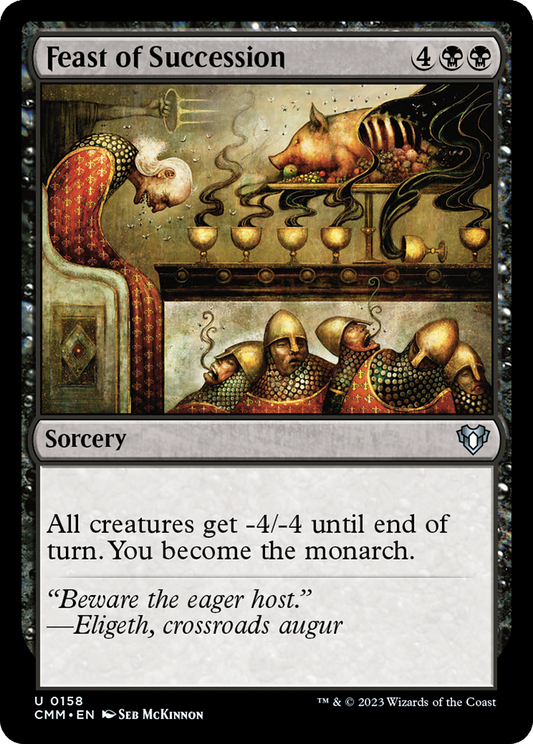 Feast of Succession (CMM-158) - [Commander Masters]