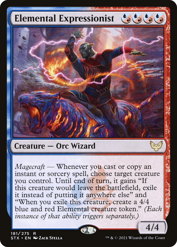 Elemental Expressionist (STX-181) - [Strixhaven: School of Mages]