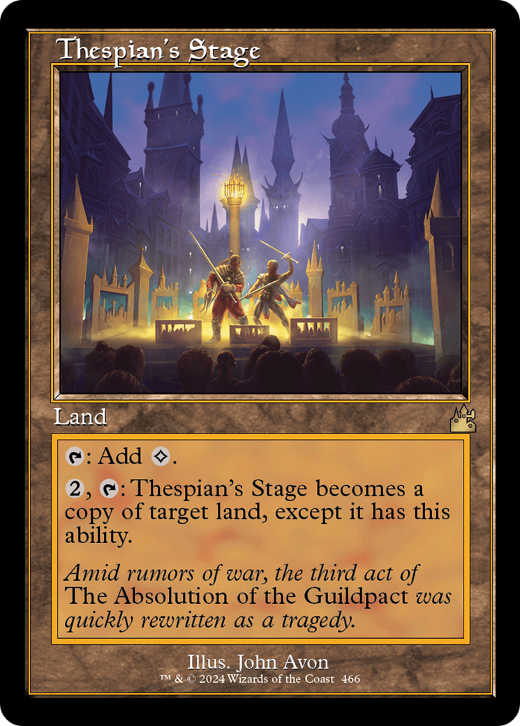 Thespian's Stage (RVR-466) - [Ravnica Remastered]