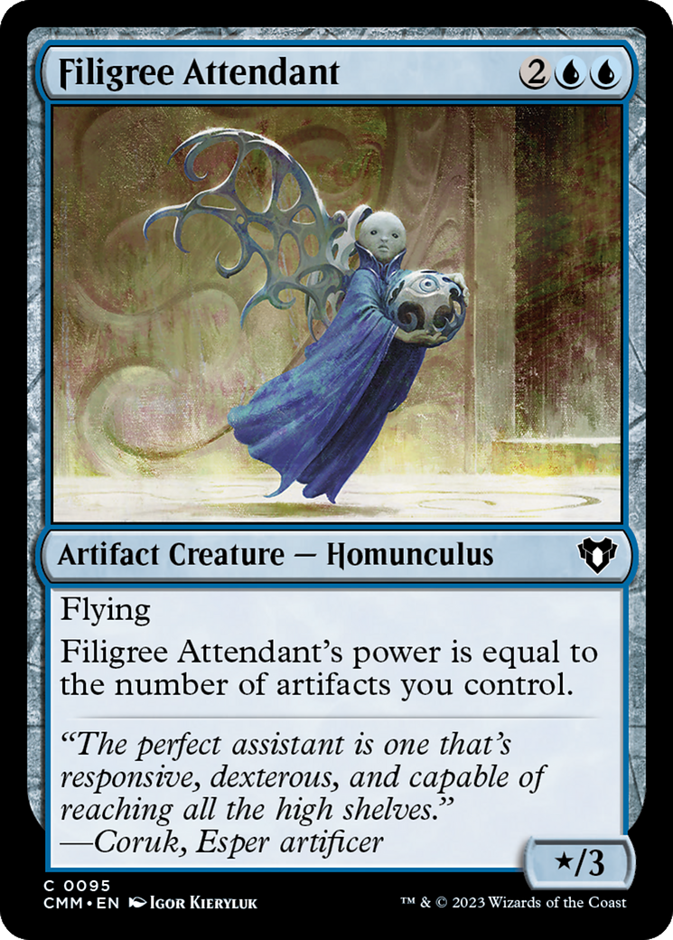Filigree Attendant (CMM-095) - [Commander Masters]