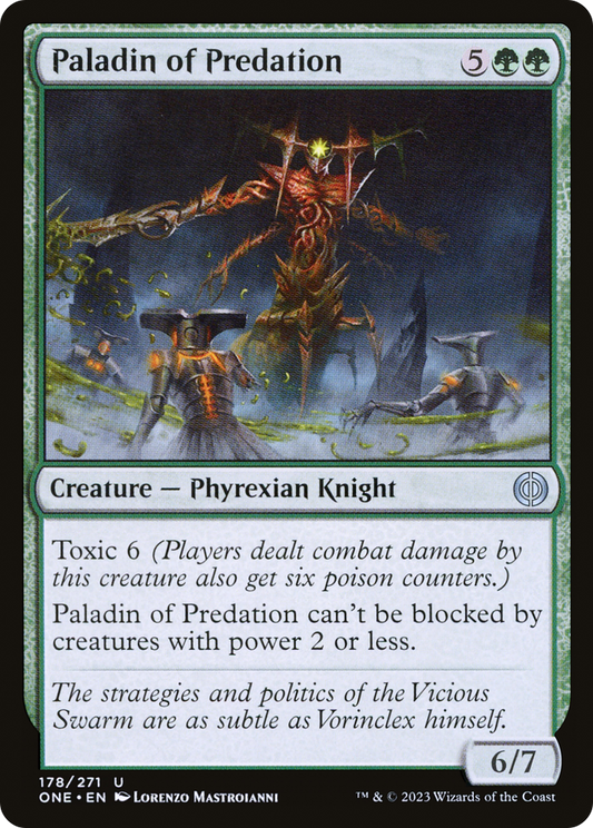 Paladin of Predation (ONE-178) - [Phyrexia: All Will Be One] Foil