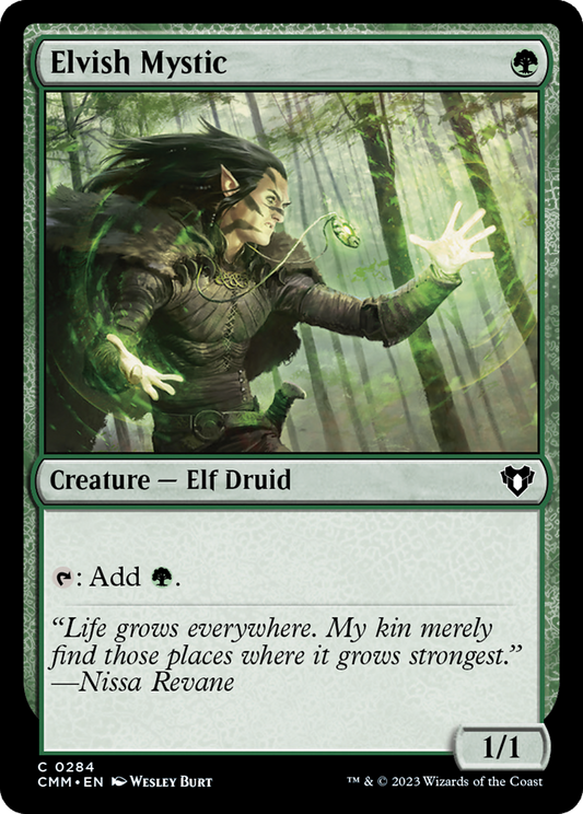 Elvish Mystic (CMM-284) - [Commander Masters]