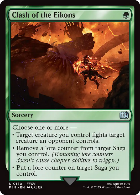 Clash of the Eikons (FIN-180) - [FINAL FANTASY] Foil