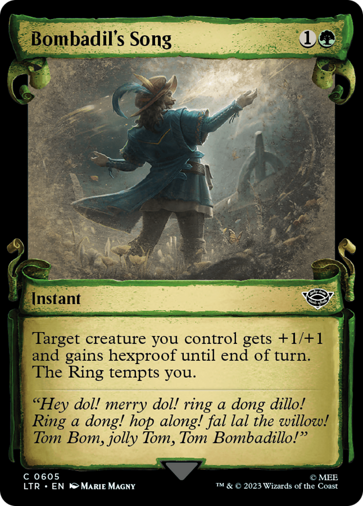 Bombadil's Song (LTR-605) - [The Lord of the Rings: Tales of Middle-earth]: (Showcase) Foil