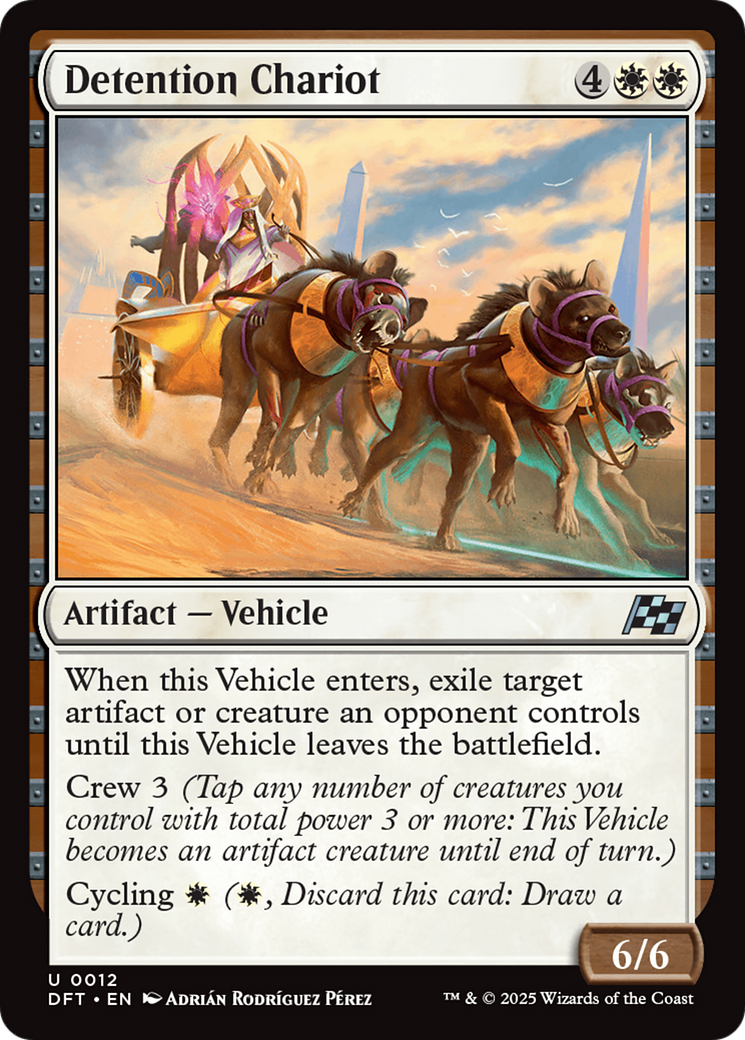 Detention Chariot (DFT-012) - [Aetherdrift] Foil