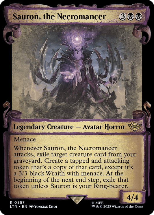 Sauron, the Necromancer (LTR-557) - [The Lord of the Rings: Tales of Middle-earth]: (Showcase)